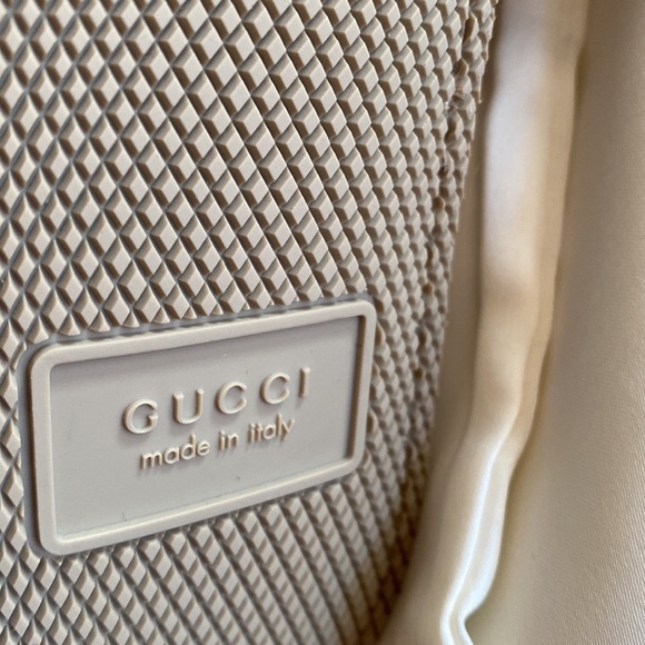 NWT GUCCI logo espadrilles moccasins with horsebit buckle size 37 - Picture 8 of 12